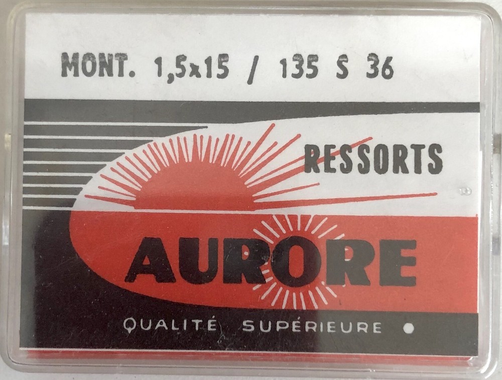 1X=1 Mainspring 1.35 X 0.13 Ø 10.5 Watch Spring 135 S 36 - 1.5 X 15