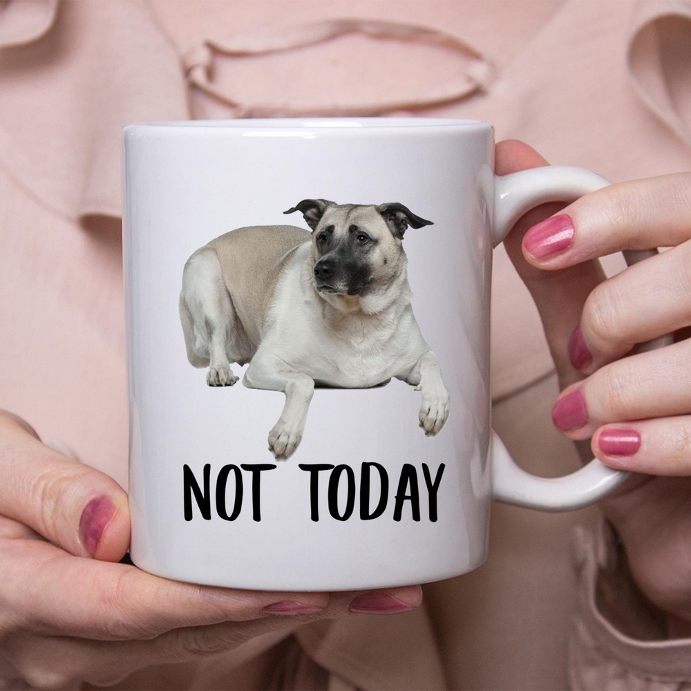 Fun Anatolian Shepherd Dog Mug with Light Fawn Design - Perfect Lazy Gift for Dog Lovers