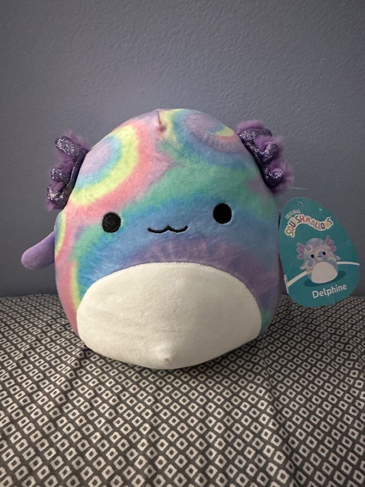 Rainbow Axolotl Stuffed Animal Soft Plush Toy