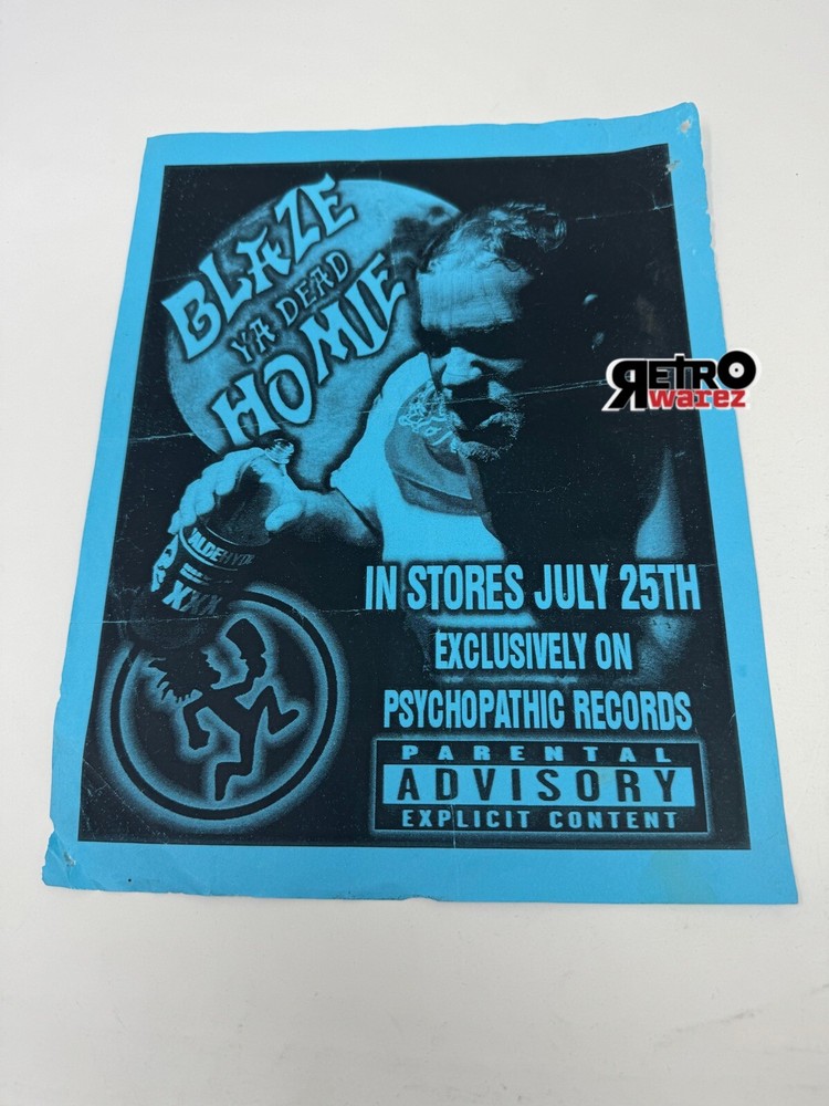 Blaze Ya Dead Homie - Promo Flyer 8.5x11” insane clown posse twiztid dark lotus