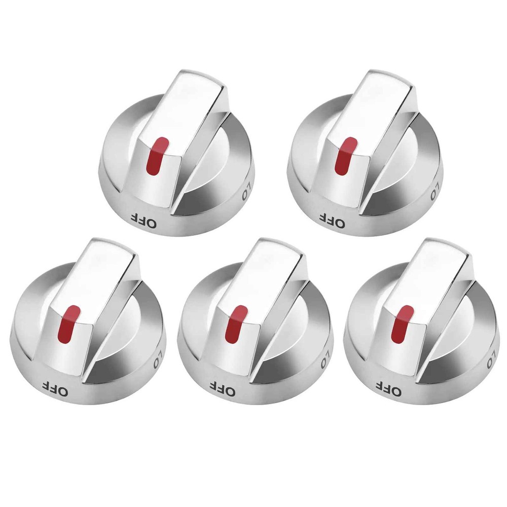 5Pcs/Set Gas Stove Top Burner Dial Knob DG64-00473A For Samsung Gas Stove