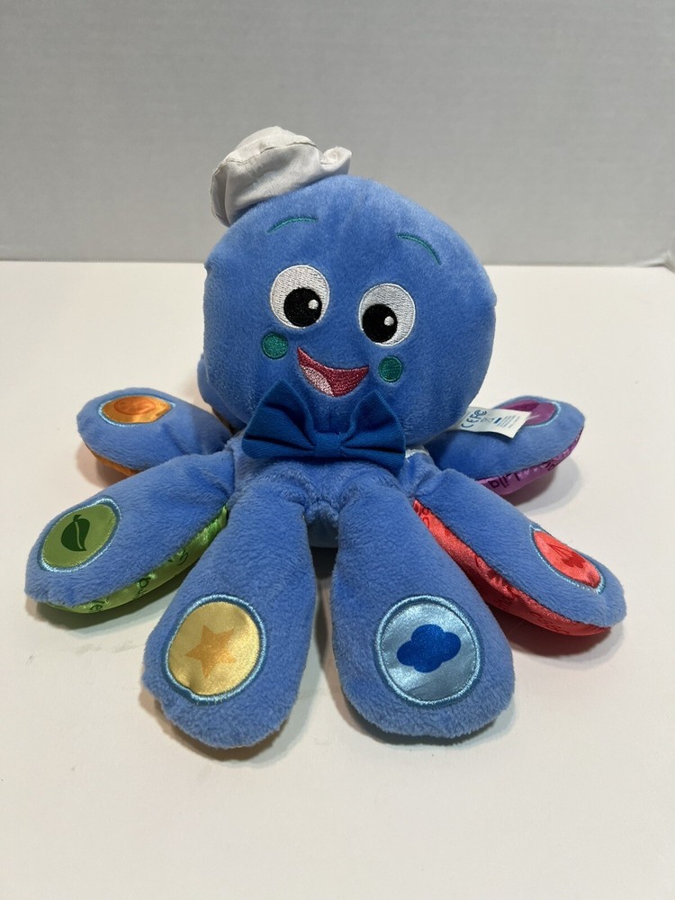 Baby Einstein OctoPlush Blue Octopus Musical Toy Developmental Soft Plush