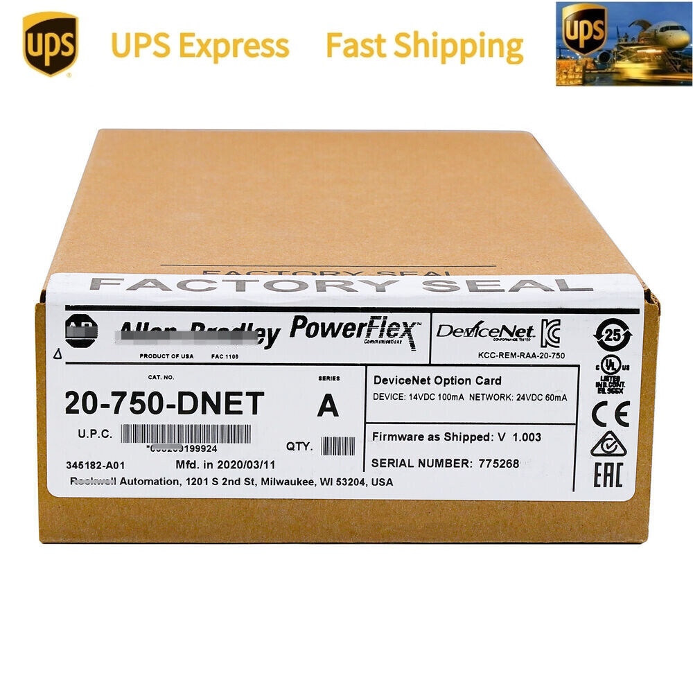 20-750-DNET New Factory Sealed AB 1 YEAR WARRANTY FAST DELIVERY 1PCS VERY GOOD-image