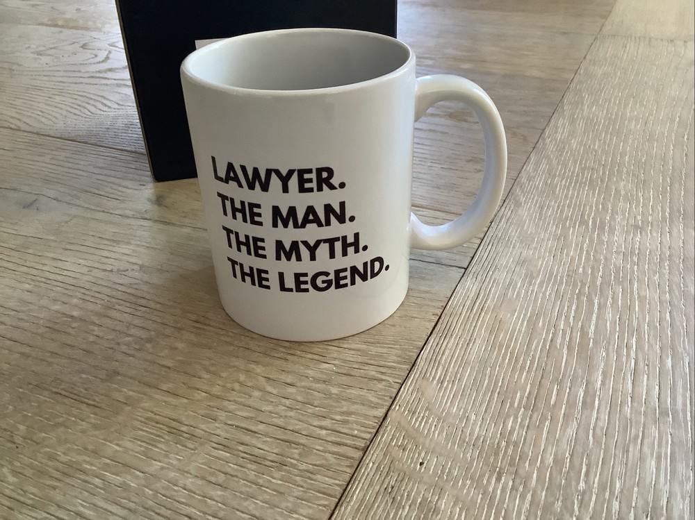 Lawyer Mug The Man Myth Legend Law Students Judge Gifts Ceramic Mug Law Schoo...