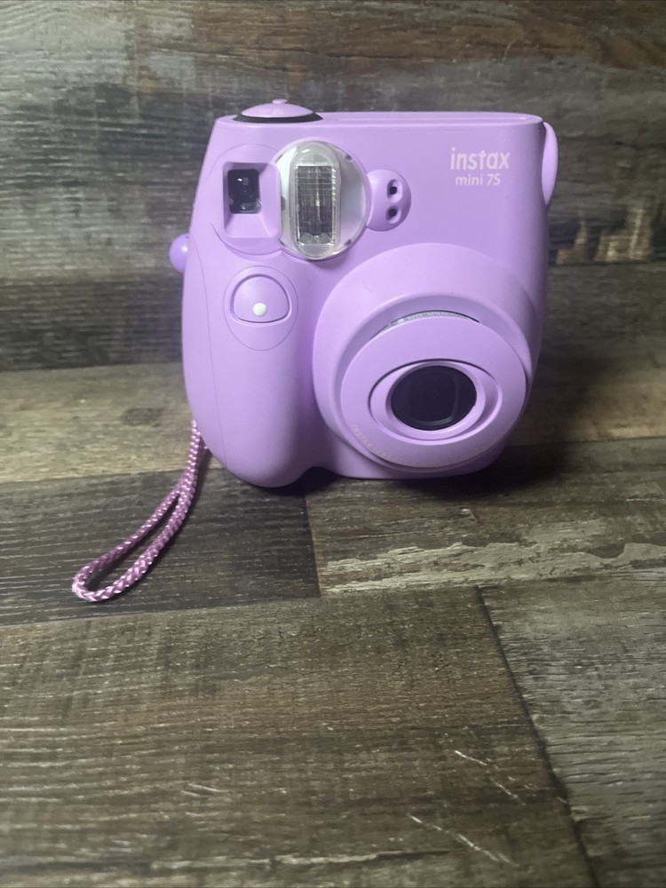 Fujifilm Instax Mini 75 Purple Lavender Instant Camera Tested Working