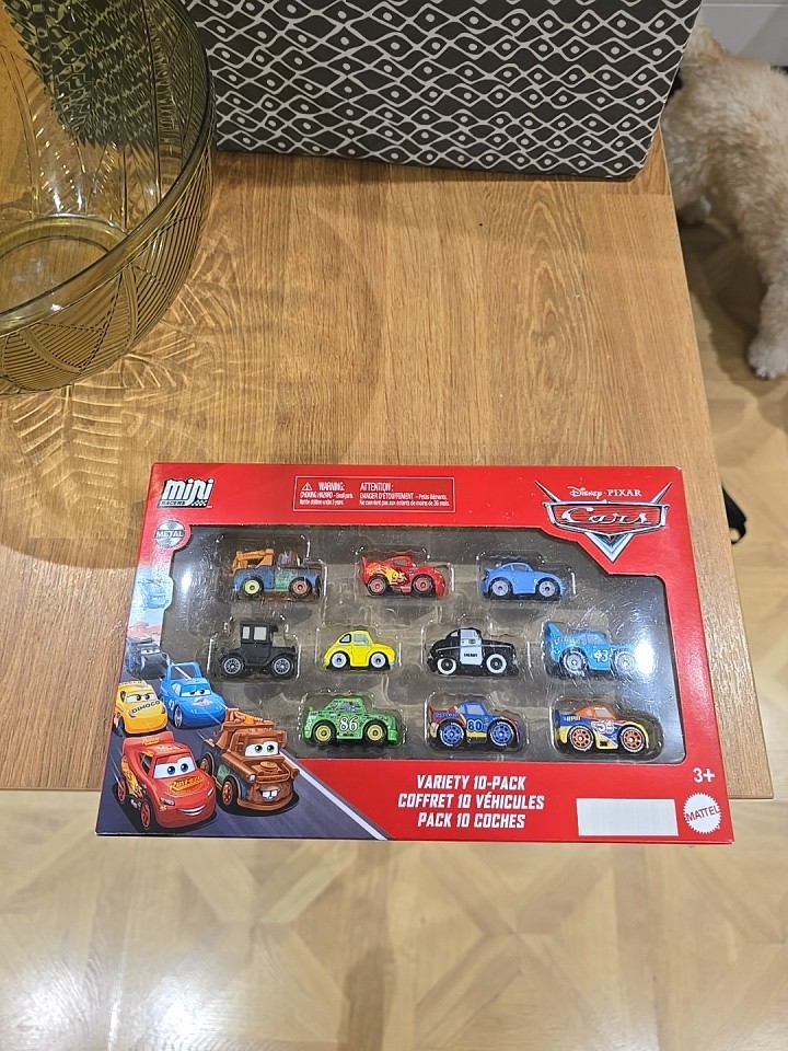 Cars Mattel Mini Racers 10-Car Set Diecast Cars Disney Pixar  Sealed UK Seller