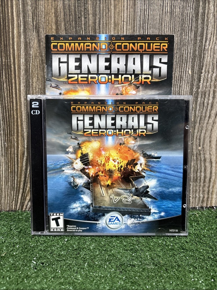 Command & Conquer Generals Zero Hour PC Game 2003 with Manual