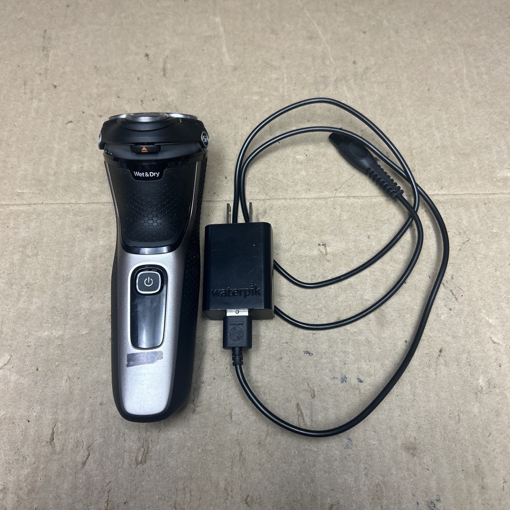 Philips Norelco CareTouch Electric Shaver Wet & Dry Pop-Up Trimmer S3242/90