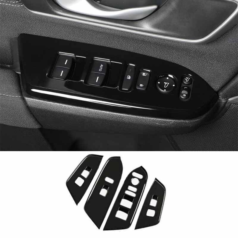Honda CR-V CRV 2017-2022 DX Bright Black Glass Window Switch Lock Panel Trim