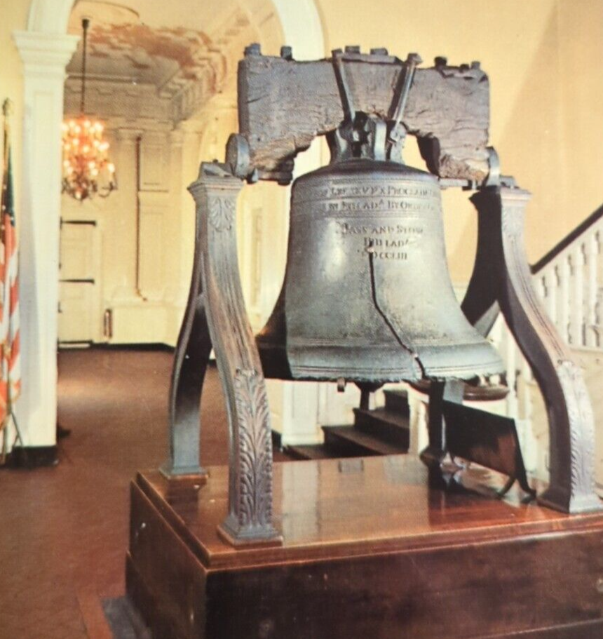 The Liberty Bell Independence Hall Philadelphia PA Pennsylvania Vintage Postcard
