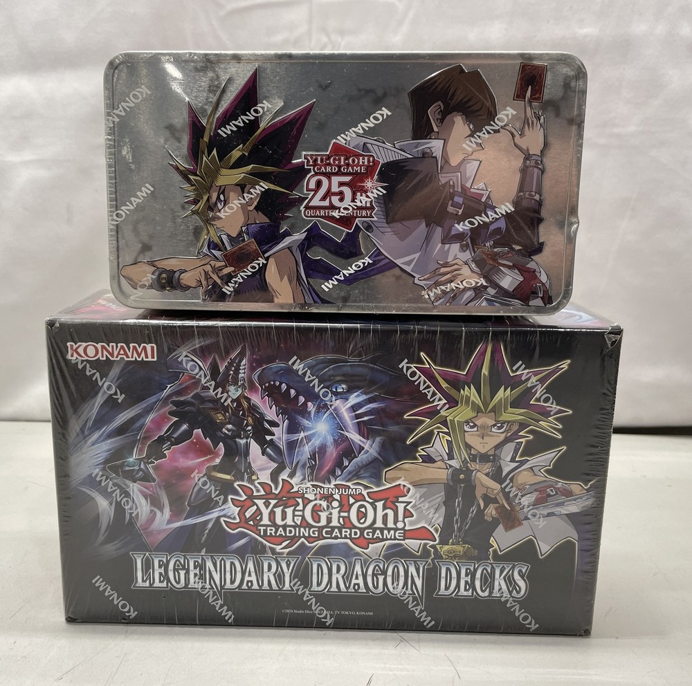Yu-Gi-Oh 25th Anniversary Tin Dueling Mirrors Legendary Dragon Decks Box