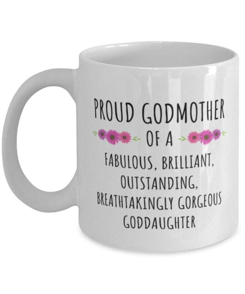 Funny Godmother Mug Perfect Gift For Mothers Day Or Goddaughter