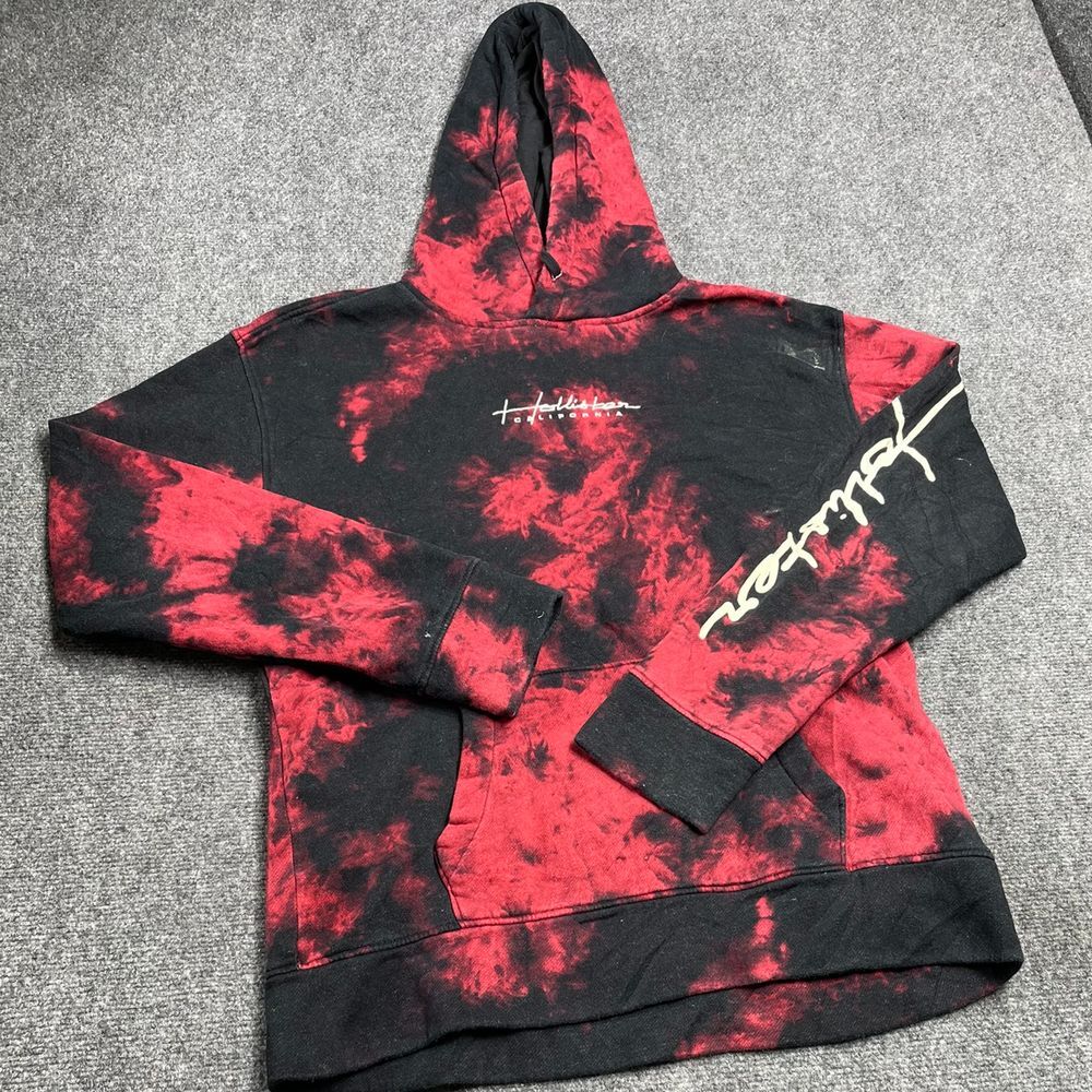 Hollister Collection Men's Hoodie Long Sleeve Pullover Size Large