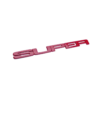 1PCS SUPER Car Body Decoration Sticker for Alfa Romeo Giulia Stelvio RED