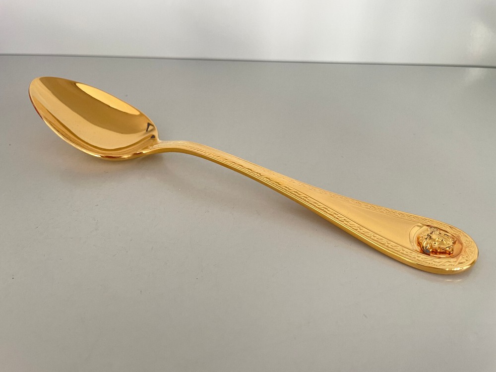 Rosenthal VERSACE Medusa Vergoldet TABLE SPOON  8