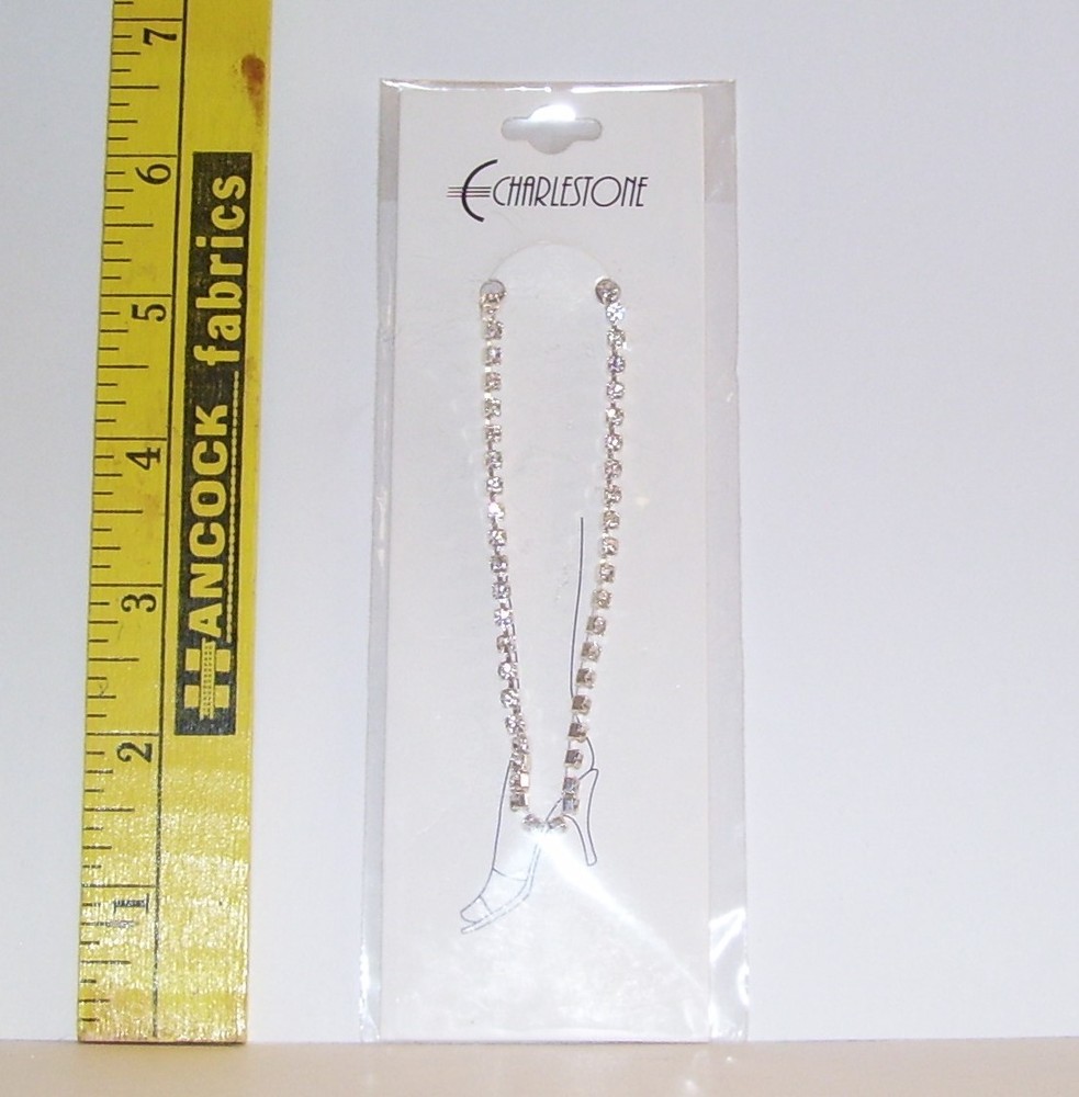 Charleston Clear Austrian Crystal Anklet - Retail $29.99