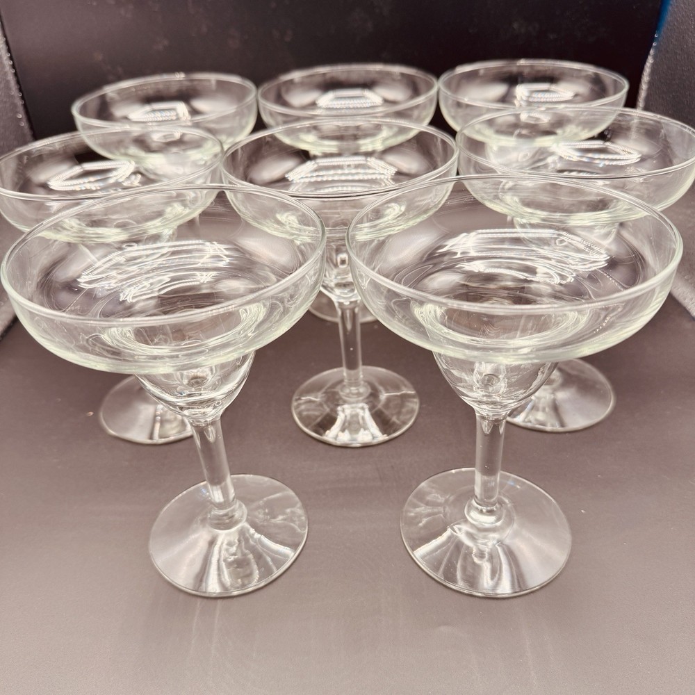 6-inch Clear Margarita Glass Set of 8 for Cocktails