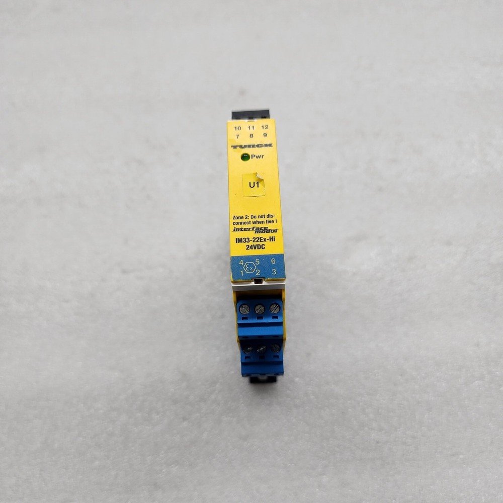 TURCK IM33-22EX-HI INTERFACE MODULE 24VDC