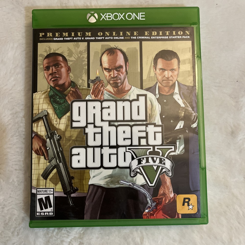 Grand Theft Auto V Premium Edition - Xbox One - CIB W/ Map/Insert/Manual