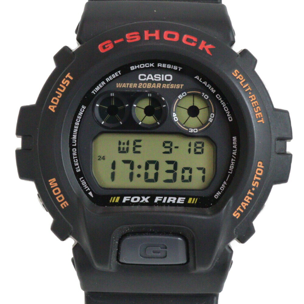 Used Casio G-Shock 6900 Series DW-6900B-9 Quartz Digital Rubber Black