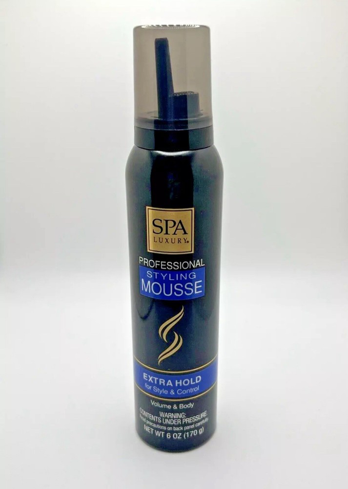 SPA Luxury Hair Mousse Extra Hold Volume Body Control 6oz