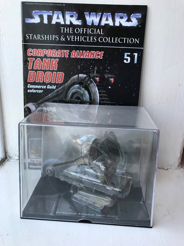 STAR WARS DEAGOSTINI STARSHIPS & VEHICLES ISSUE 51 CORPORATE ALLIANCE TANK DROID