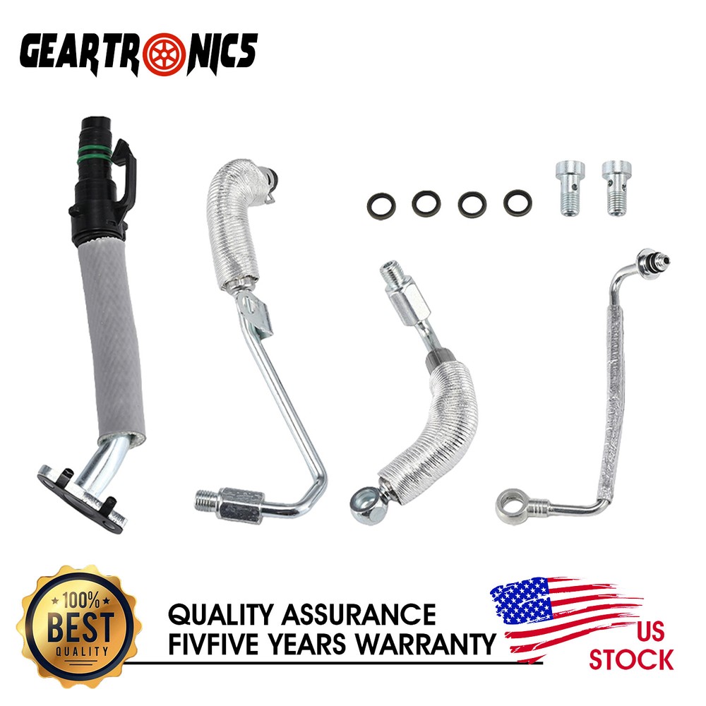 Turbo Charger Coolant Return Hose Line For Chevy Cruze Buick GM 1.4L 55567067