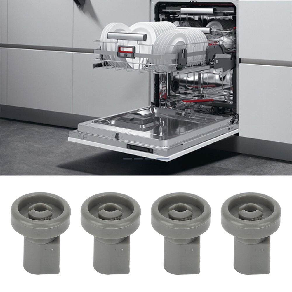 4pcs Dishwasher Lower Rack Wheel Dishwasher Wheel Replacement Part for AEG