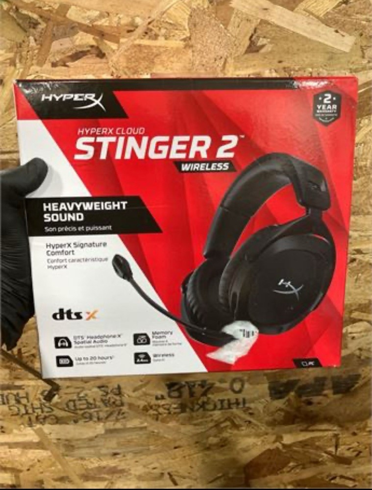 HyperX Cloud Stinger 2 - Wireless Gaming Headset – Noise-cancelling - Black