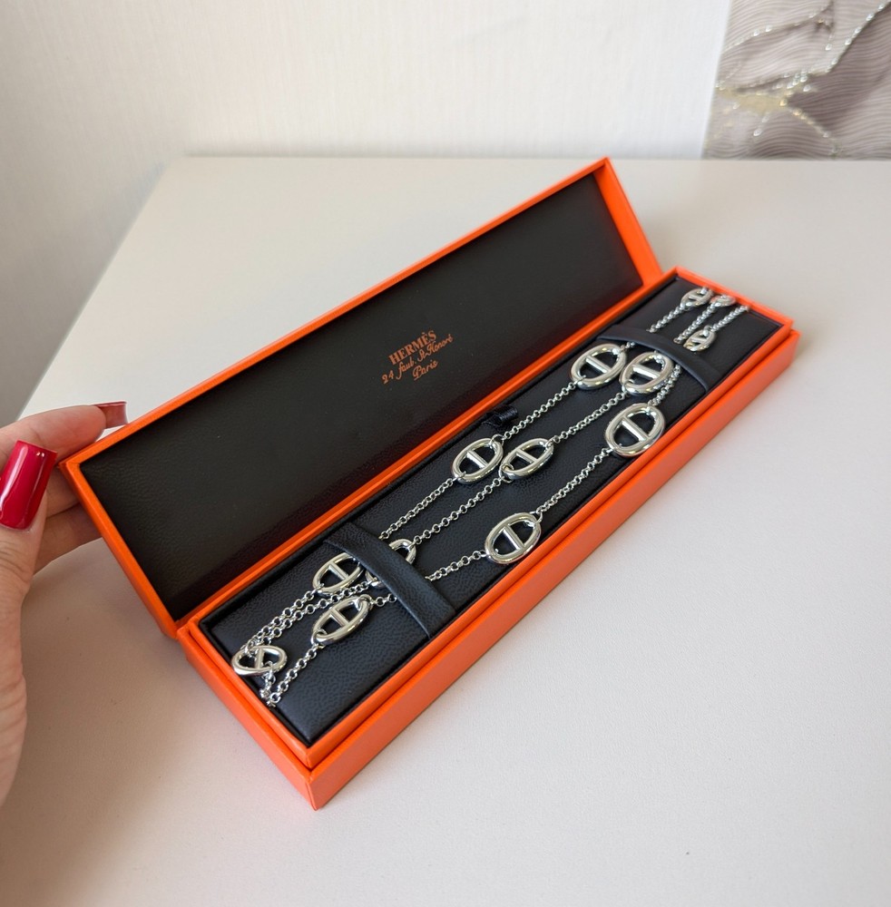 Hermes Farandole Necklace 120 cm