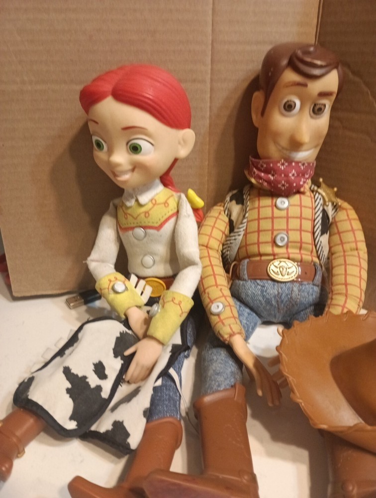 Disney Pixar Toy Story Jesse and Woody Plush Doll Set  