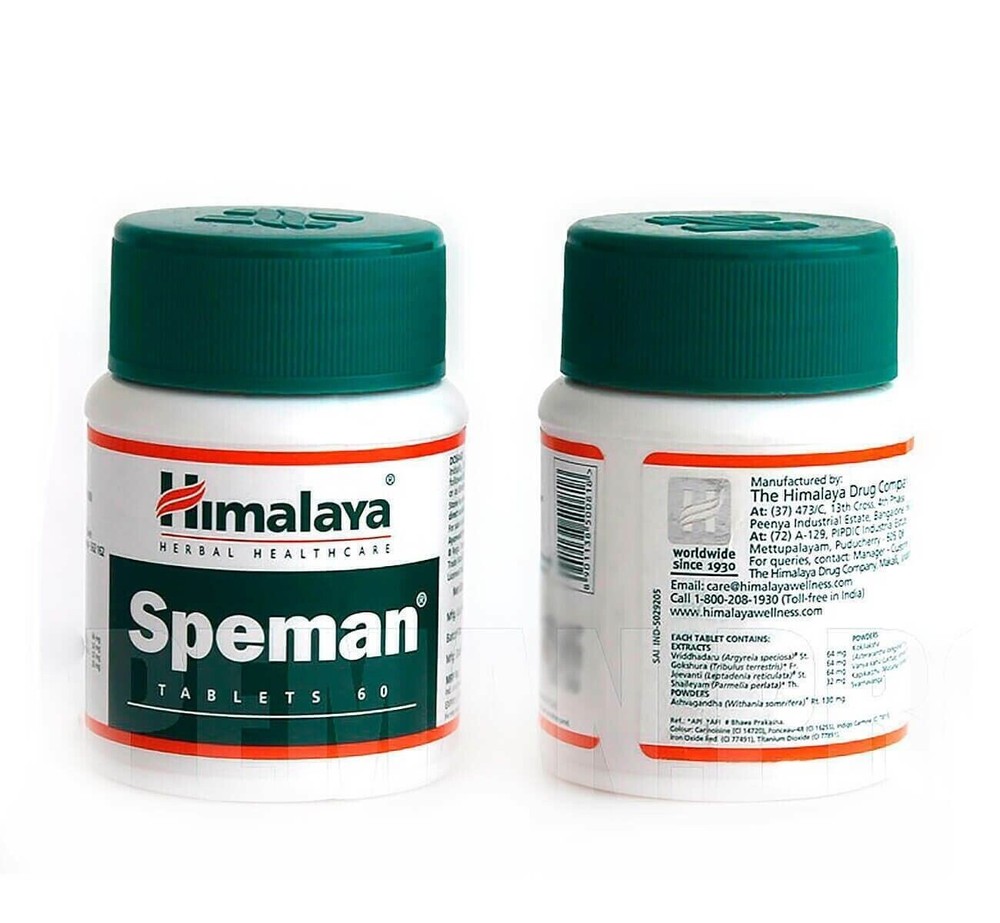 Himalaya Speman Herbal Tablets for Male Health - Pack of 60