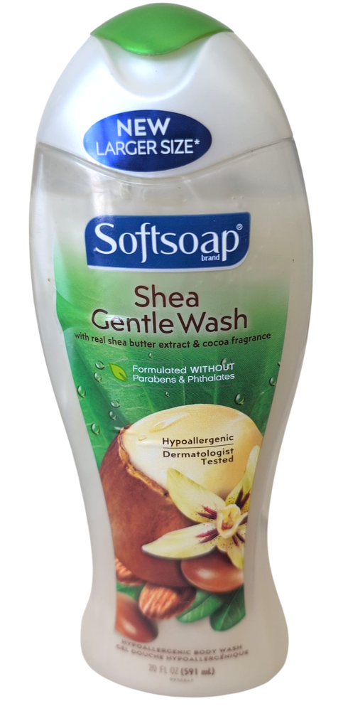 3 Softsoap Hypoallergenic Body Wash Shea 20 Ounce - Ship