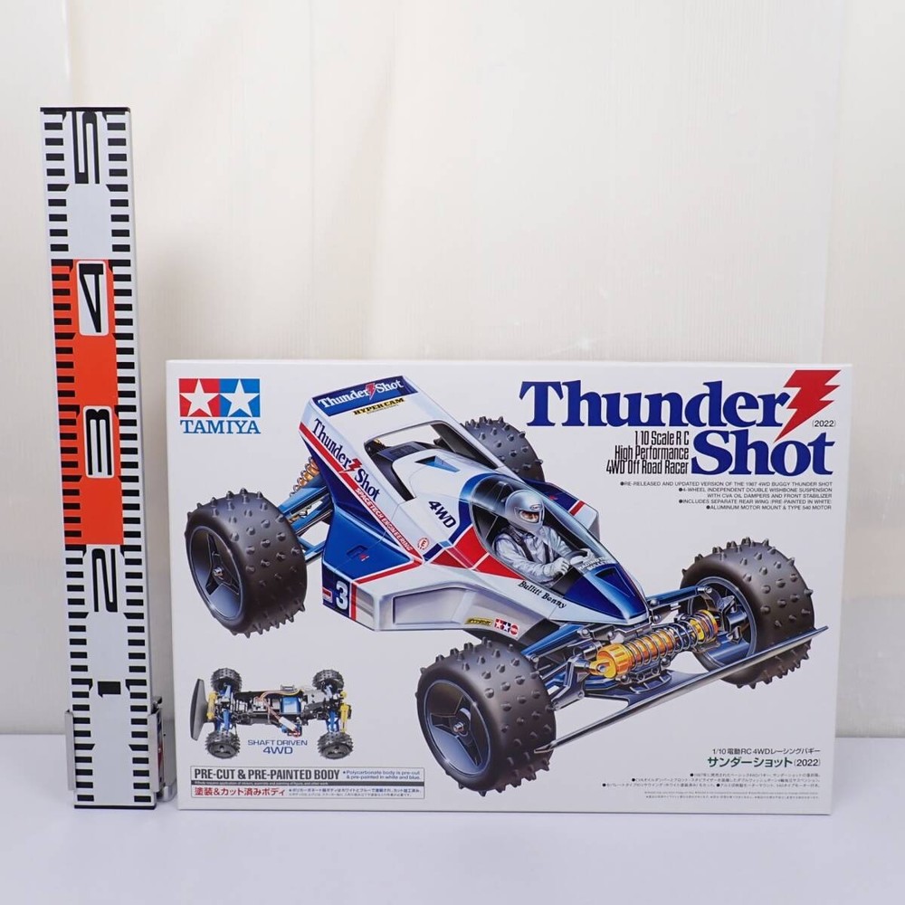 Tamiya 1/10 Thunder Shot 2022 4WD Electric RC Buggy Kit with Radio Control