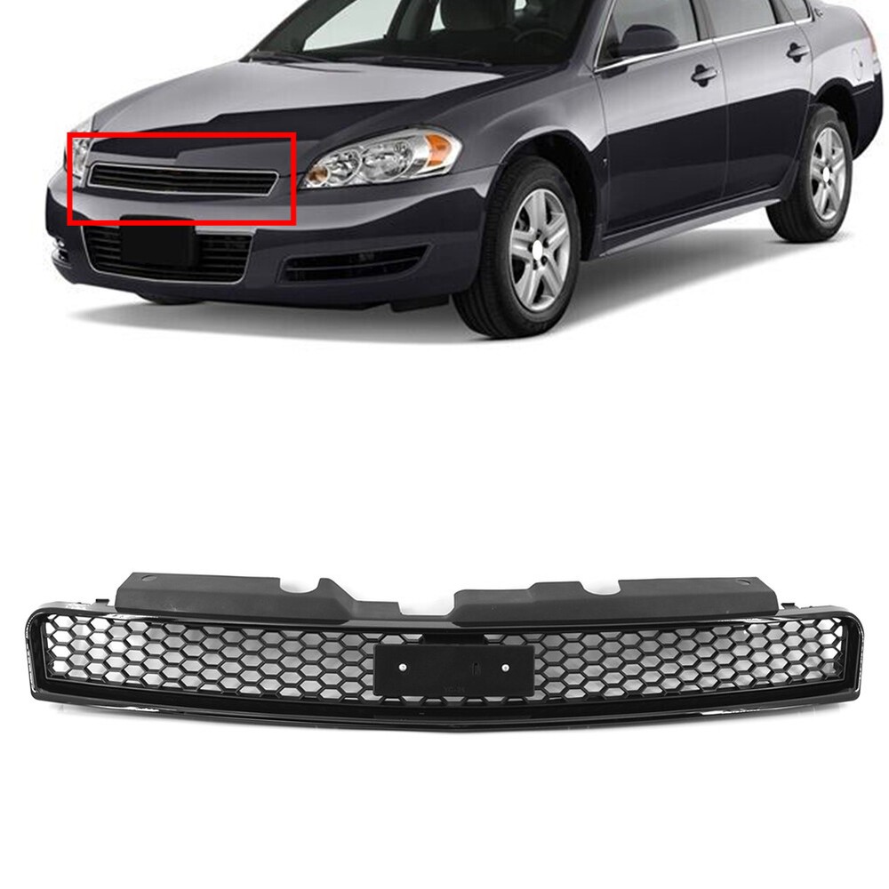 Honeycomb Front Bumper Center Upper Grill Fit Chevrolet Monte Carlo 2006-2007