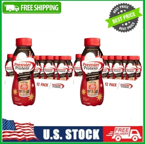 24 Ct Premier Protein Shake, Root Beer Float Limited Time, 30g Protein 11.5fl oz-image