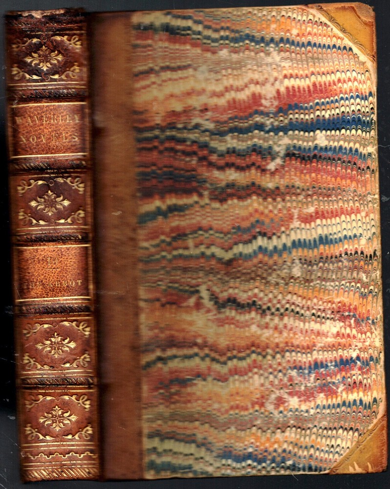 1852 Walter Scott Leatherbound Mary Queen of Scots Escape Classic
