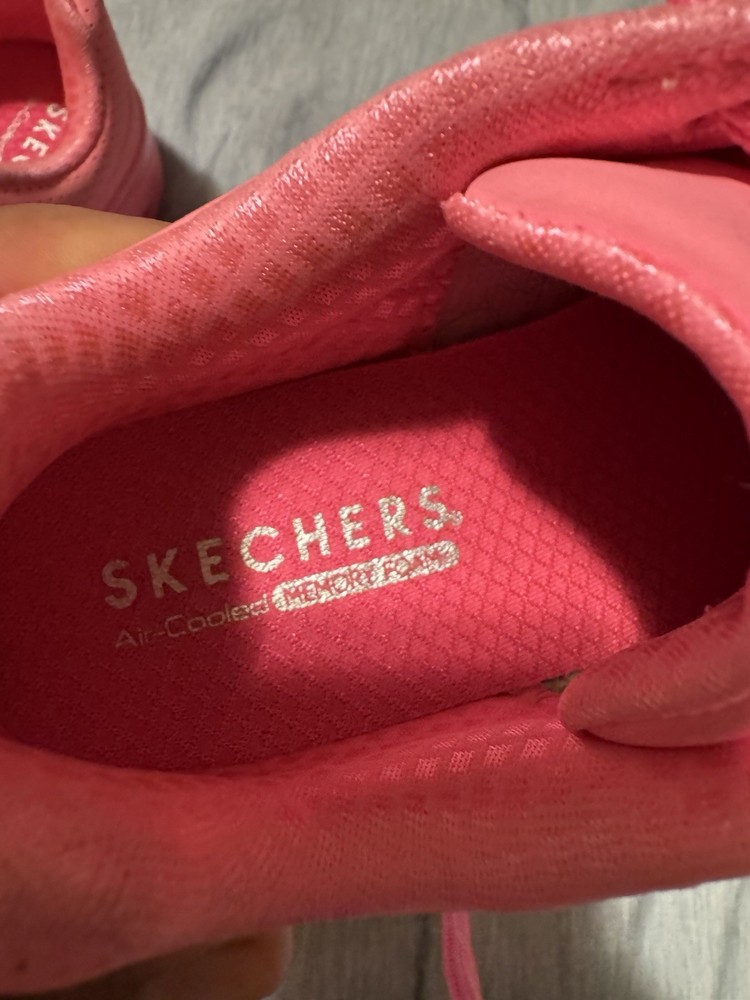Skechers S Sport Conny Sneakers - Bright Pink- Girls size 13- NEW