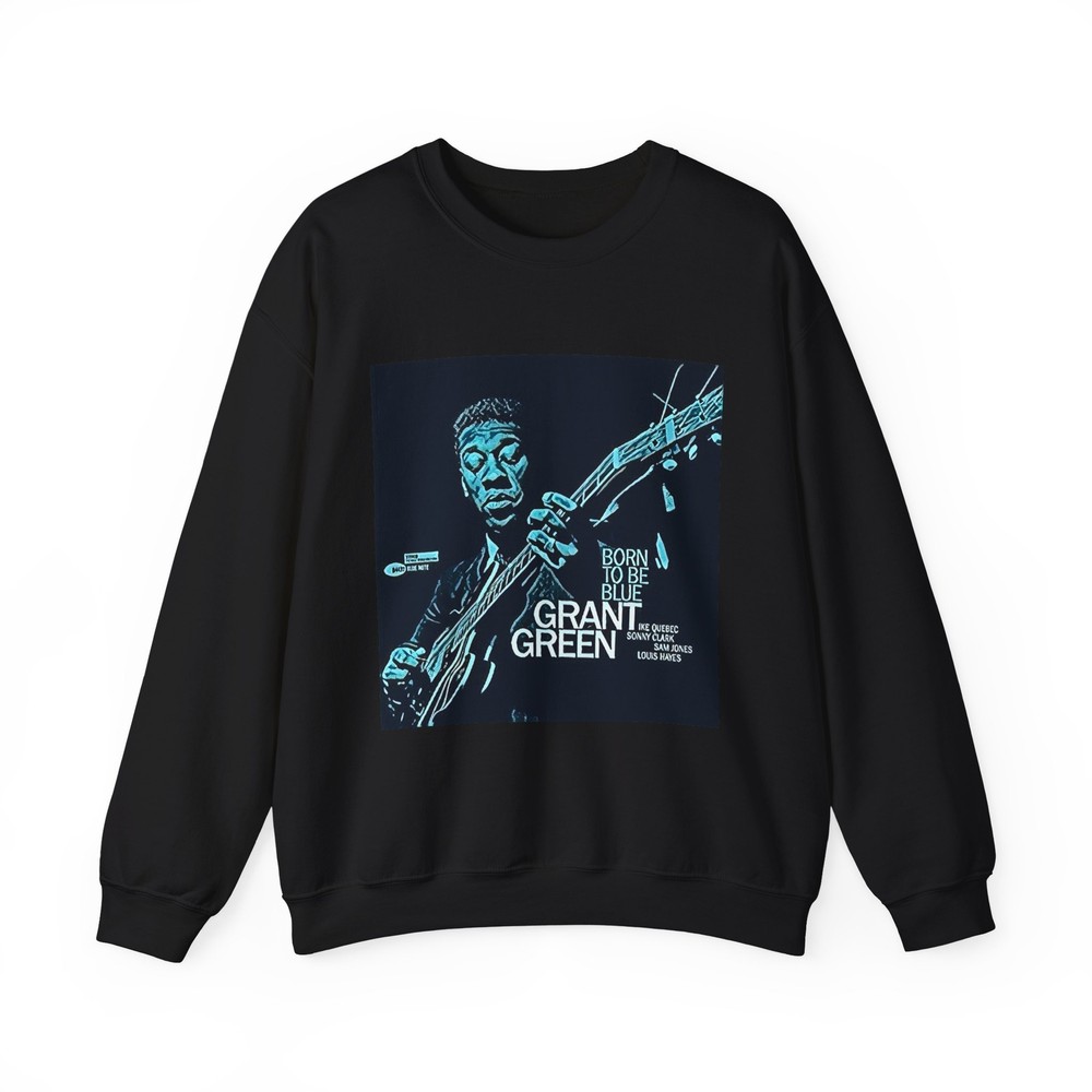 Grant Green Graphic Print Jazz Art LS Unisex Heavy Blend™ Crewneck Sweatshirt