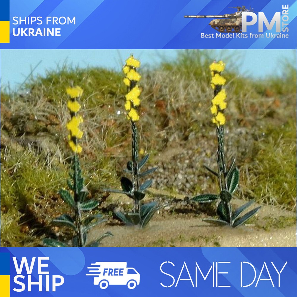 Model Scene VG4-123 1/45 1/56 Mullein Diorama upgrade accessories Photo-Etched