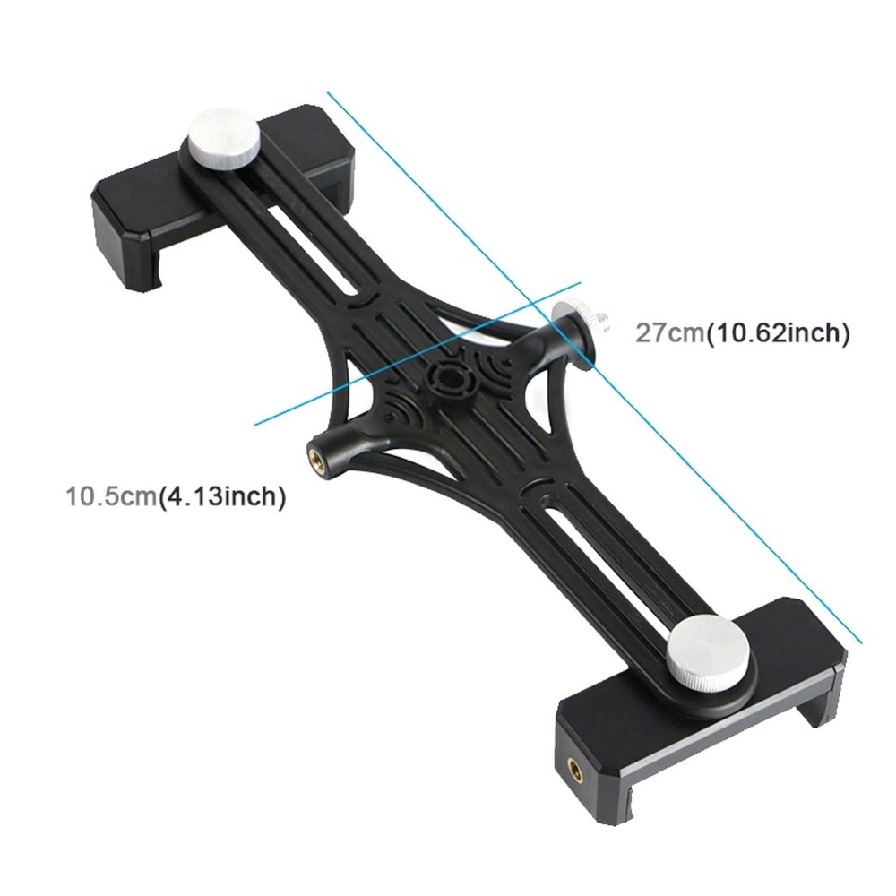 360° Rotating Dual Phone Mount with Light Bracket