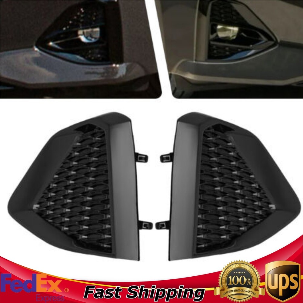 Pair For 2019 Nissan Maxima Left+Right Front Bumper Fog Light Covers 622579DJ0A