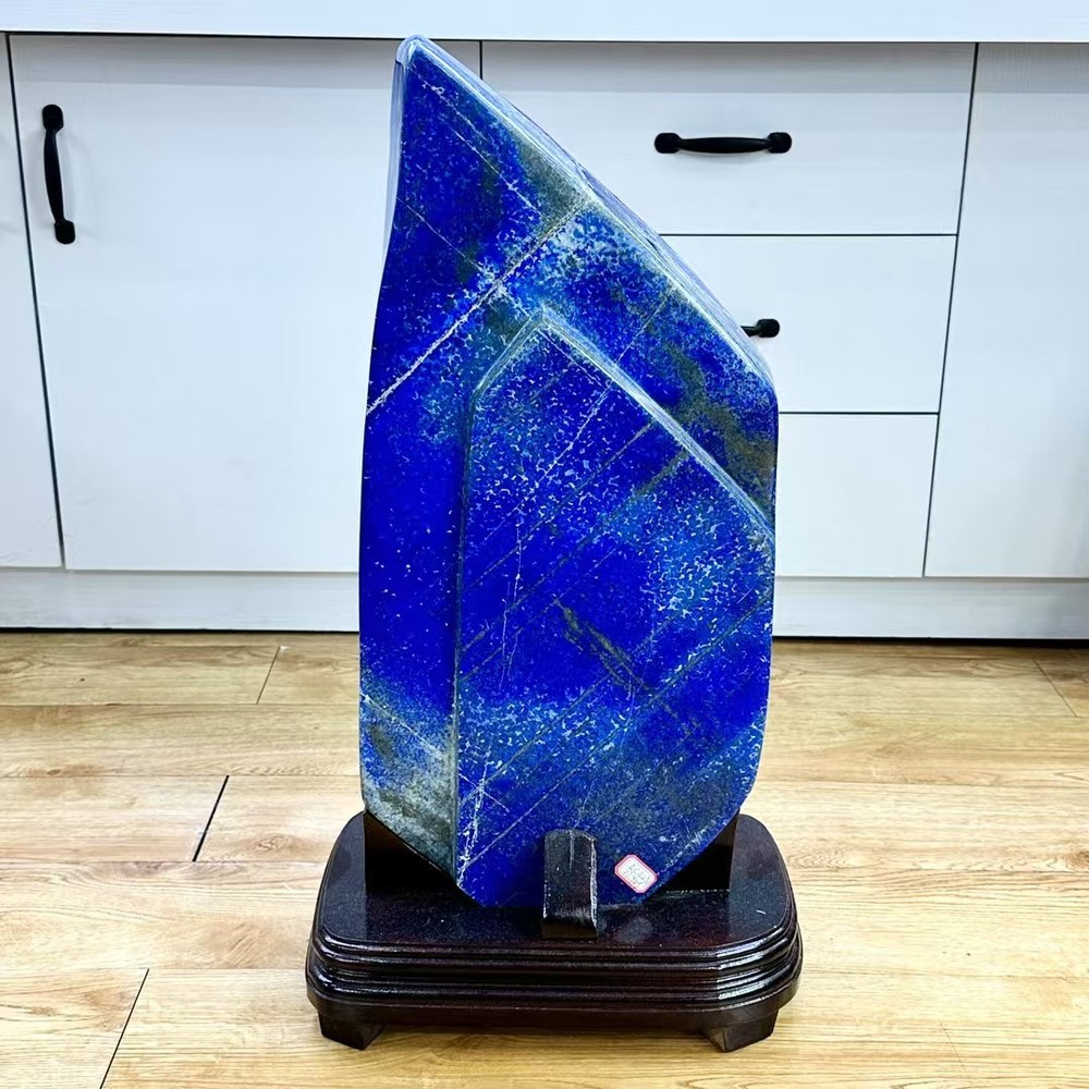 83.38LB Top Natural Lapis Lazuli Quartz Large Crystal Mineral specimen decor +st