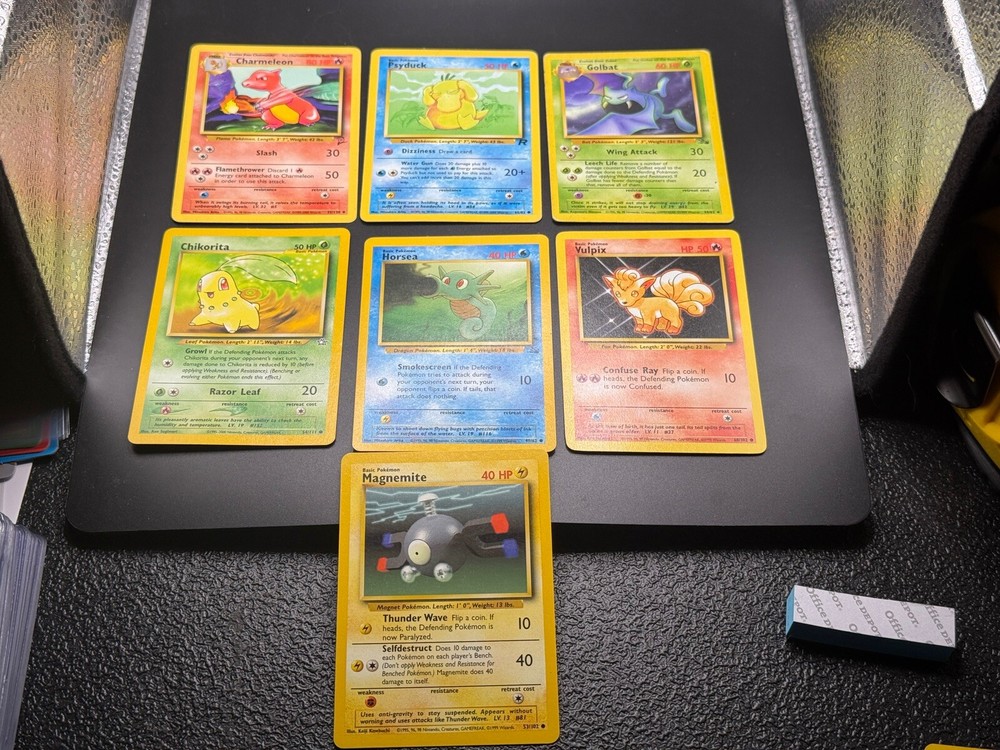 Lot of 7 - VINTAGE -  Pokemon Cards - Stage 1
