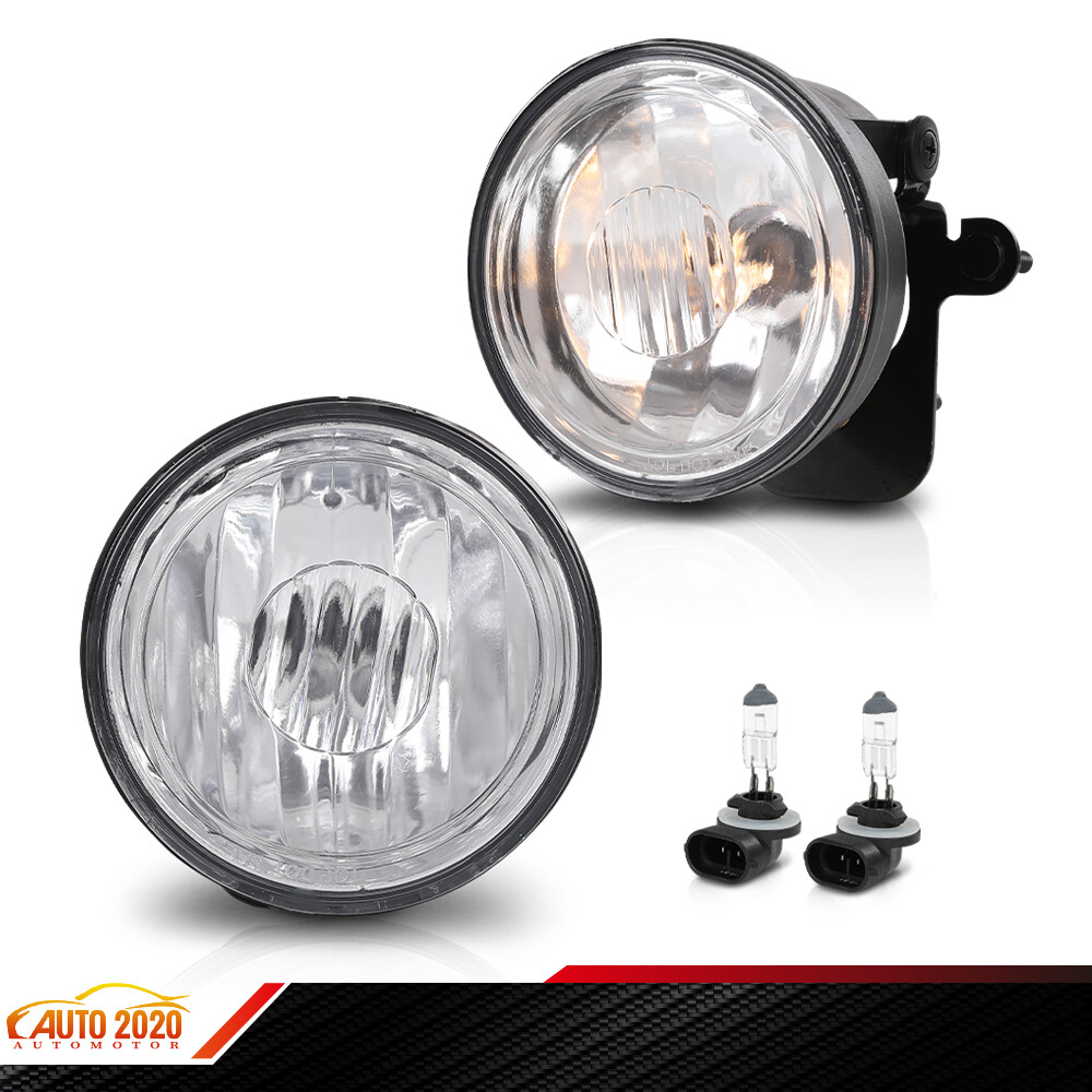 Fog Lights Driving Bumper Clear Lamp Pair Fit For 04-06 Chevy Suburban Tahoe Z71