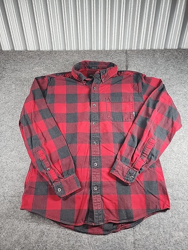 Eddie Bauer Men's Medium Classic Fit Long Sleeve Plaid Flannel Shirt