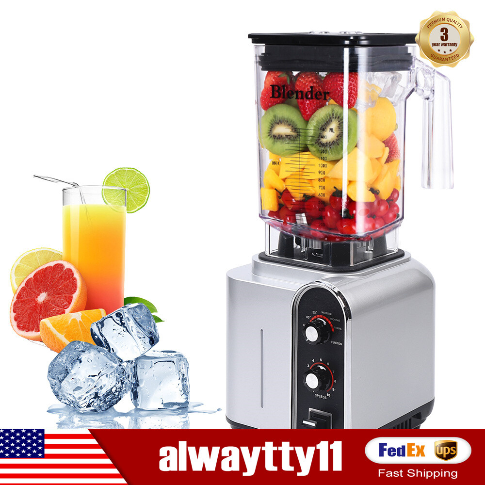 2200W High-Power Commercial Blender for Smoothies Quiet Industrial Use