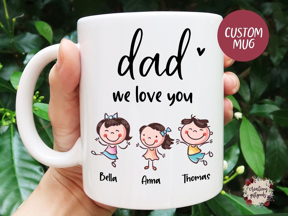Personalised Dad Mug Custom Mug For Dad Father's Day Gift For Dad Birthday Gift