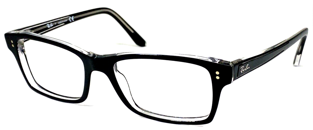 RAY-BAN RB5225 2034 Black Crystal Eyeglasses Frame 52-17-140