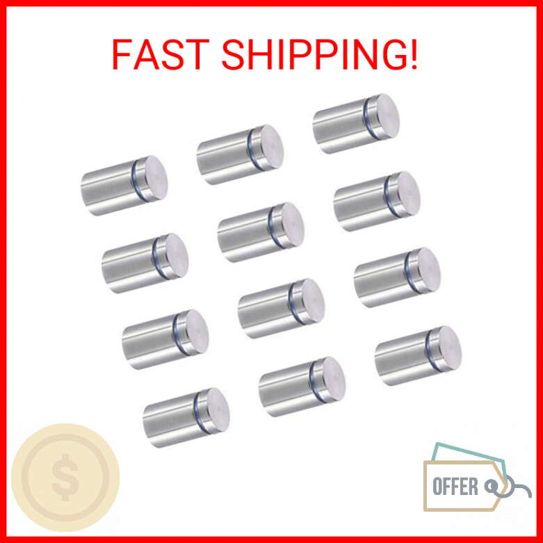 3/4 x 1 Inch Sign Standoff Screws for Wall Mounting and Holders
